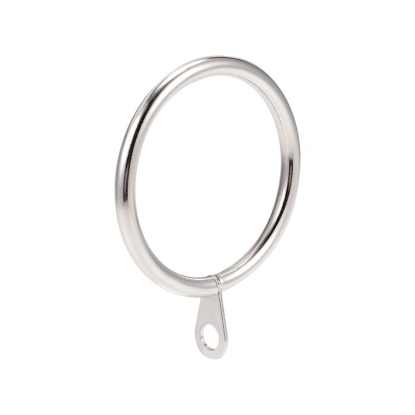 Shop Curtain Rings 38mm Inner Dia Drapery Ring For Curtain Rods 14 Pcs Silver Tone 1 5 Dia Overstock 29864755