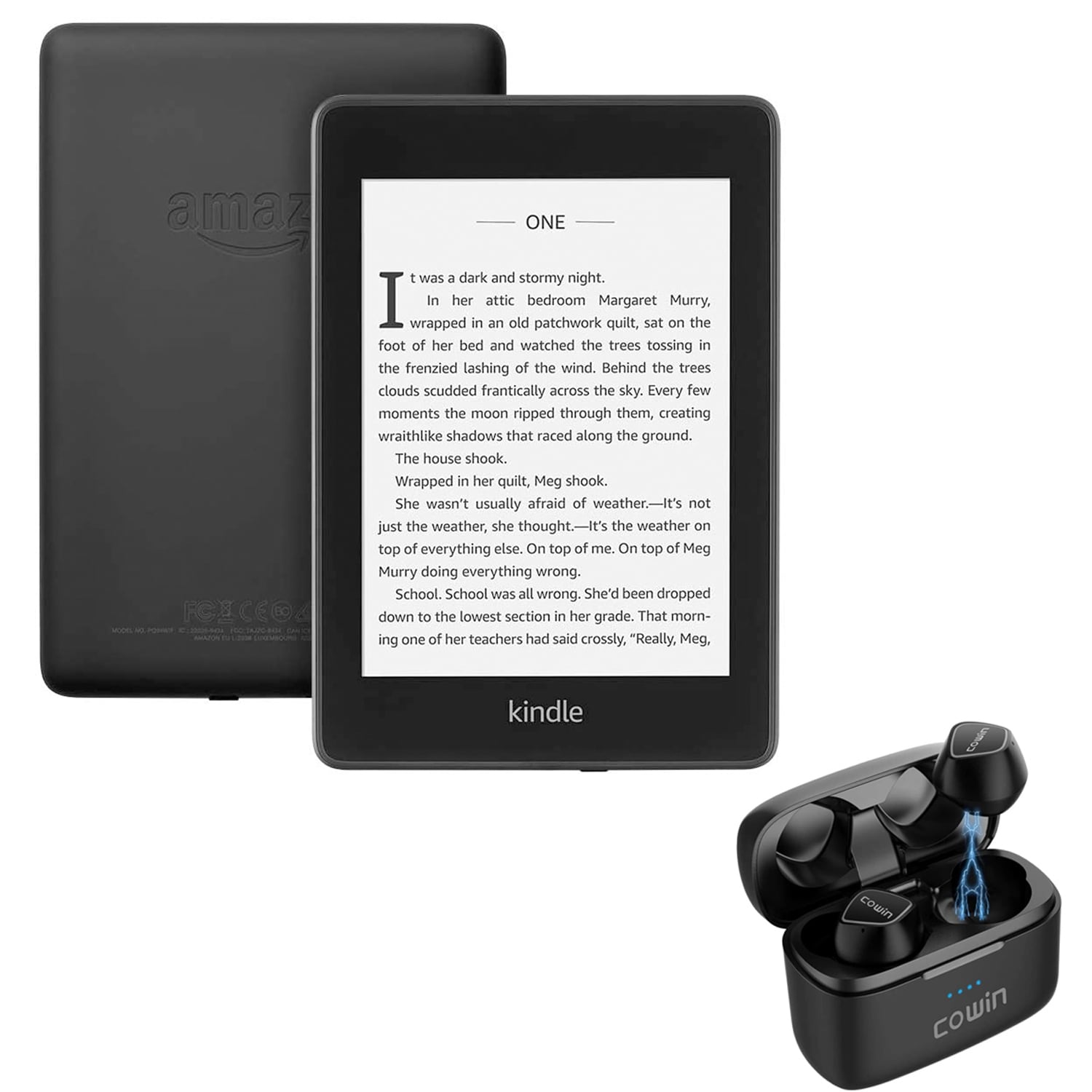 Kindle Paperwhite 8GB Waterproof Ad-Supported- Black