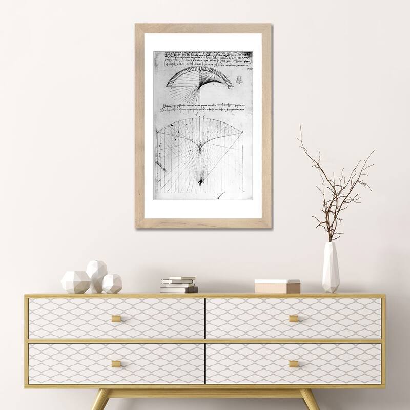 iCanvas "Studies of concave mirrors of constant and parabolic curvatures" by Leonardo da Vinci