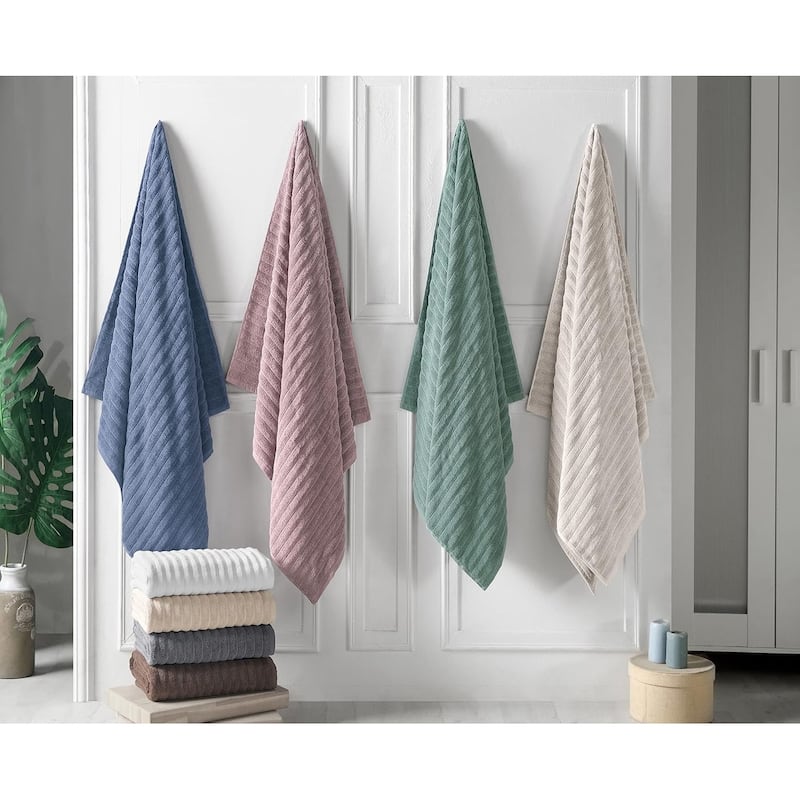 Brampton 2 Piece Luxury Turkish Cotton Jumbo Bath Sheets