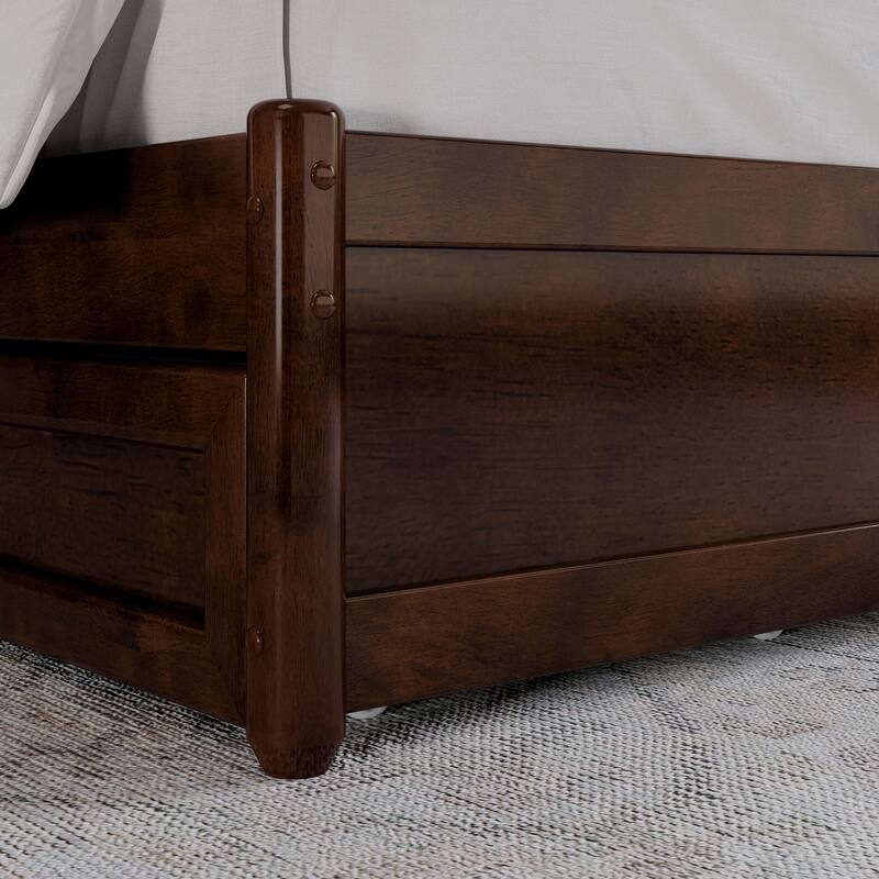 Felicity Platform Bed with Panel Footboard and Storage Drawers