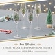 preview thumbnail 2 of 5, Spode Set of 4 Christmas Tree Champagne Flutes - 2.75" D x 10.25" H