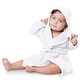 preview thumbnail 27 of 43, Comfy Cubs Muslin Bath Robe for Kids 100% Cotton, 4-Layer Absorbent Muslin Fabric 18 - 24 Months - White