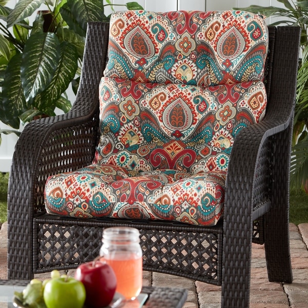 Greendale Global Outdoor High Back Chair Cushion 22 W x 44 L