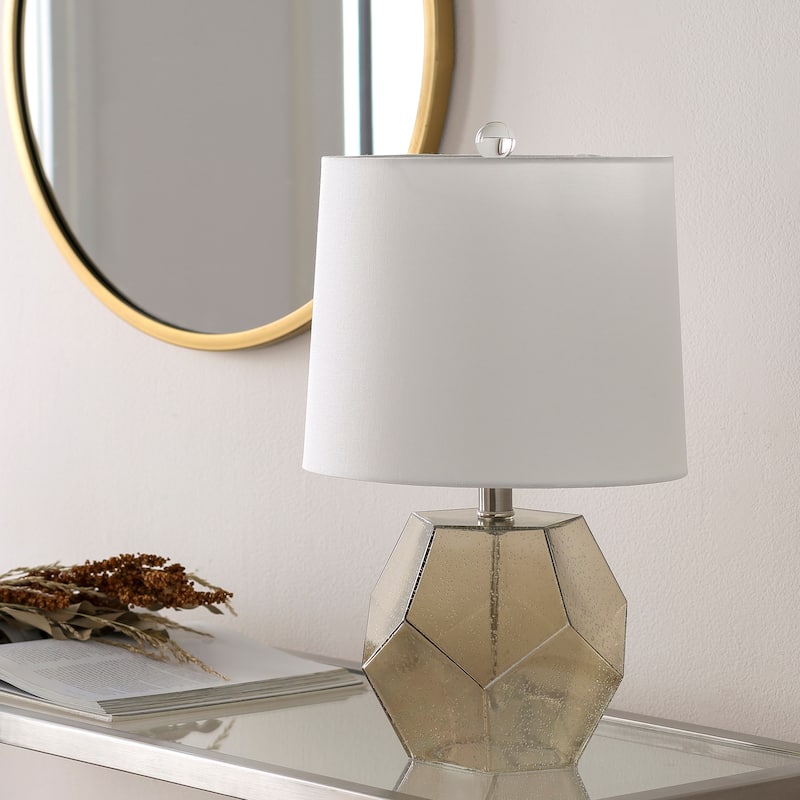 Artistic Weavers Eudorax Geometric Glass 19-inch Table Lamp - 19"H x 11"W x 11"D
