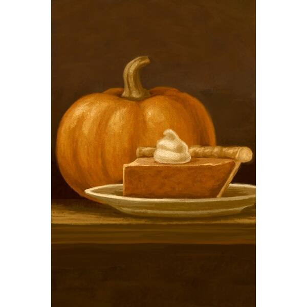 Shop Pumpkin Pie Thanksgiving Oil Painting Lantern Press