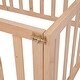preview thumbnail 10 of 19, Wood Floor Bed Frame with Fence and Door, Suitable for Young Children