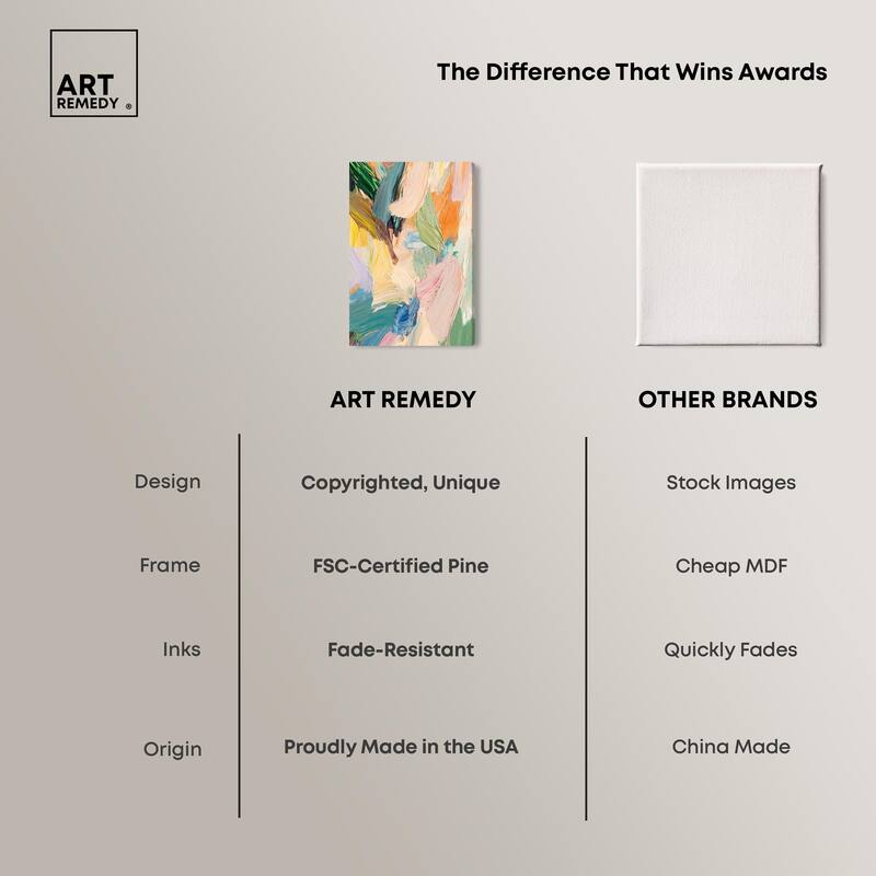 Chromatic Surge I Canvas by Art Remedy, Gallery Wrapped