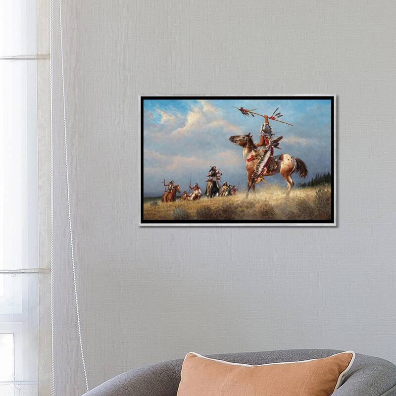 iCanvas "Gathering The Eagles" by Joe Velazquez Framed