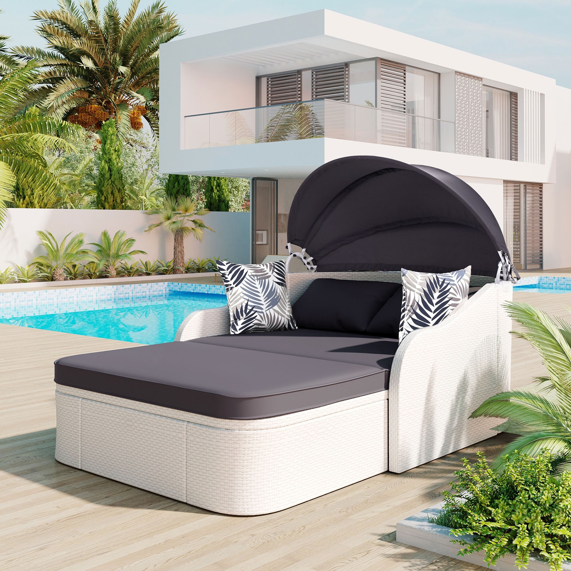 Double best sale outdoor sunbed