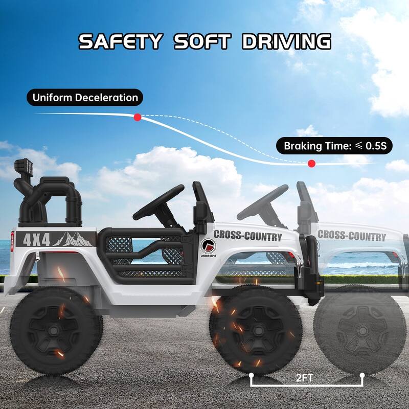 12V Kids Ride on Truck Car with Remote Control