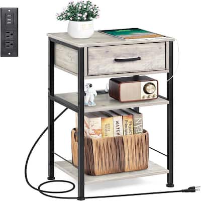 Night Stands with Charging Station
