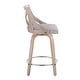 preview thumbnail 15 of 21, The Gray Barn Charlotte 24" Fixed-Height Counter Stool with Bent Wood Legs (Set of 2)