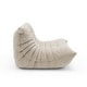 preview thumbnail 20 of 24, Suede Lazy Floor Accent Bean Bag Caterpillar Sofa for Living Room