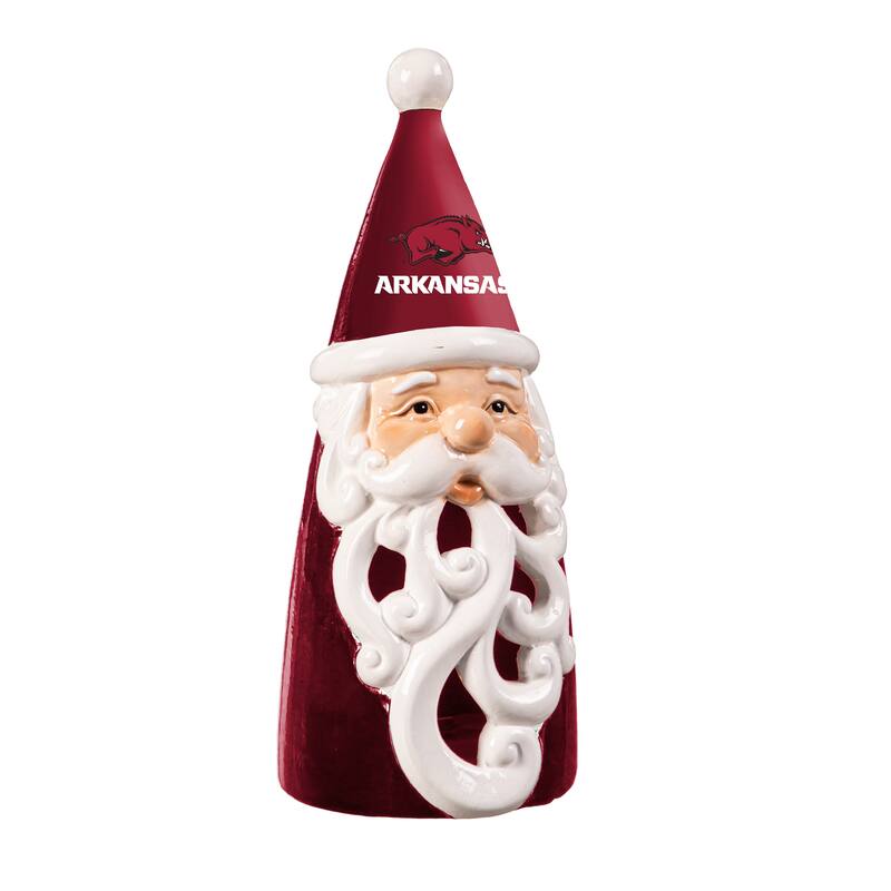 University of Arkansas Santa LED Garden Statuary, 8"