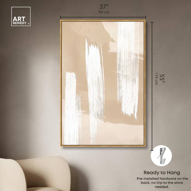 Gestural Grains I Canvas by Art Remedy