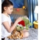 preview thumbnail 6 of 4, DolliBu Santa Green Sea Turtle Stuffed Animal Plush with Santa Outfit - 11 inches