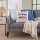 preview thumbnail 4 of 2, Mina Victory Holiday Pillows Quotes & Sayings Throw Pillow