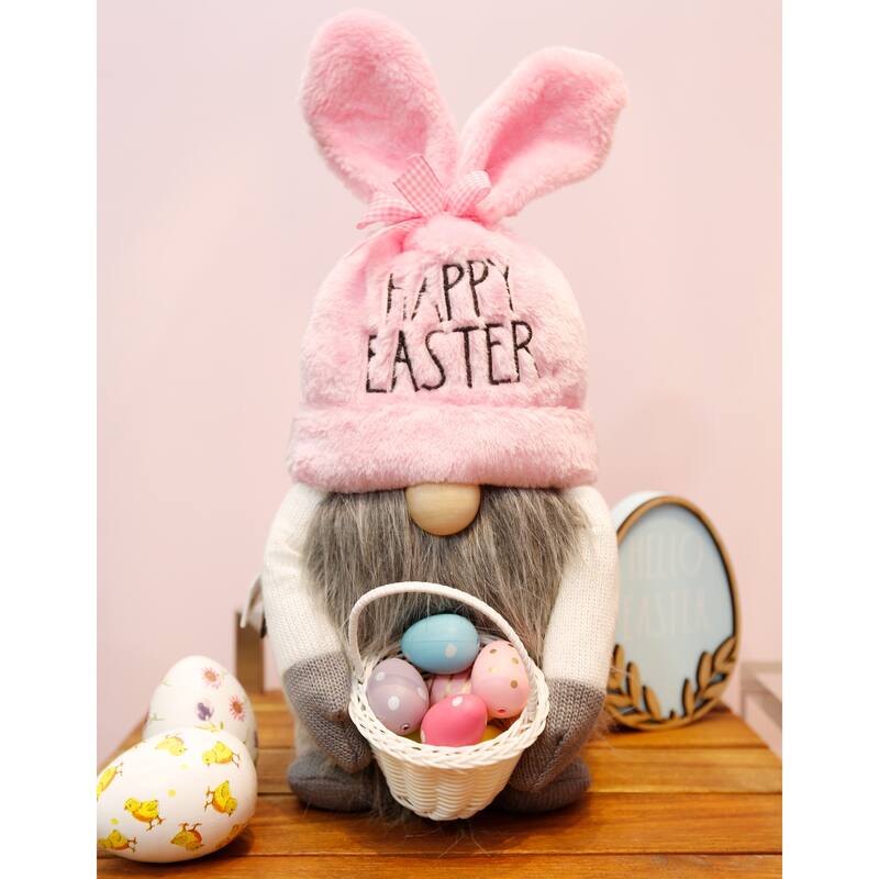 Rae Dunn EASTER Themed Gnomes - HAPPY EASTER