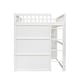 preview thumbnail 68 of 112, Solid Wood House Loft Bed With Ladder for Kids, Boys and Girls, Bedroom