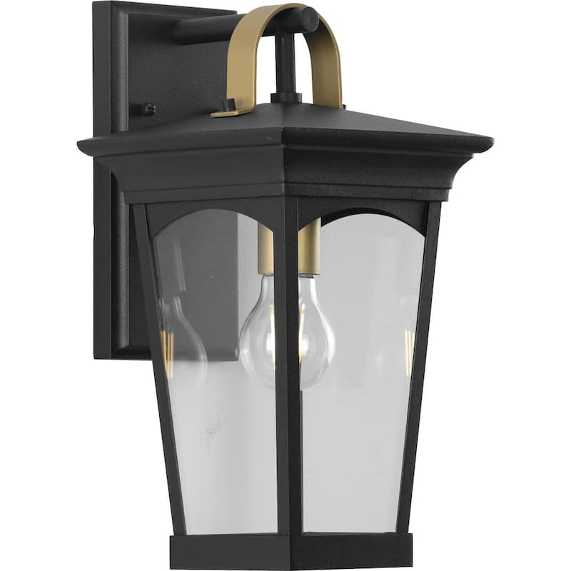 Chatsworth Collection Black One-Light Small Wall Lantern - 17.750" x 10.750" x 10.500"