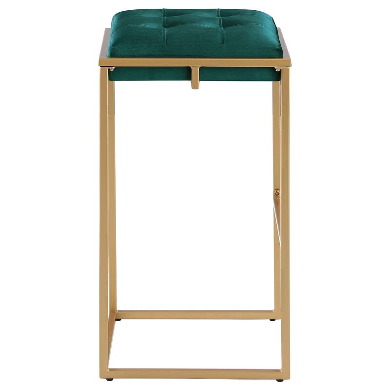 Nadia Upholstered Backless Stool (Set of 2)