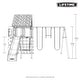 preview thumbnail 13 of 13, Lifetime Big Stuff Swing Set (Earthtone)