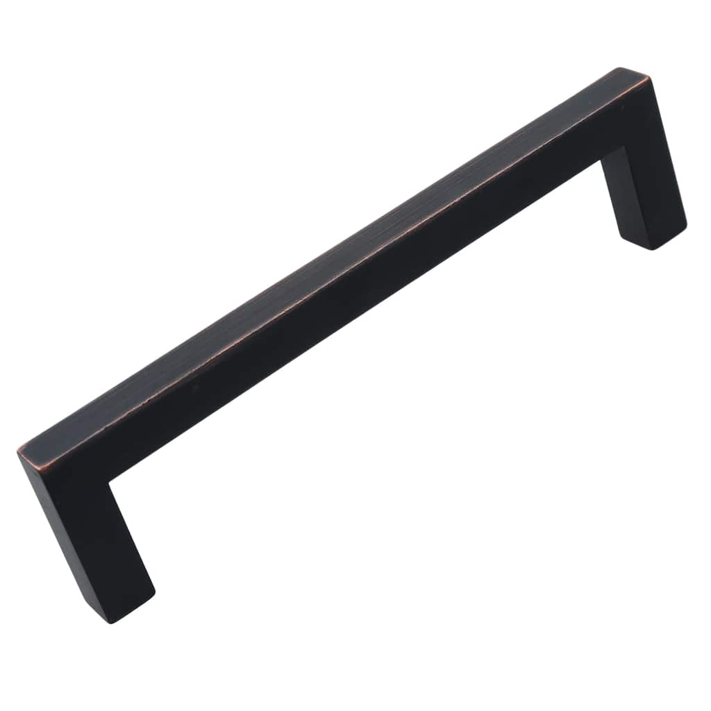 5 in Center Oil Rubbed Bronze Square Bar Pull (Pack of 25)