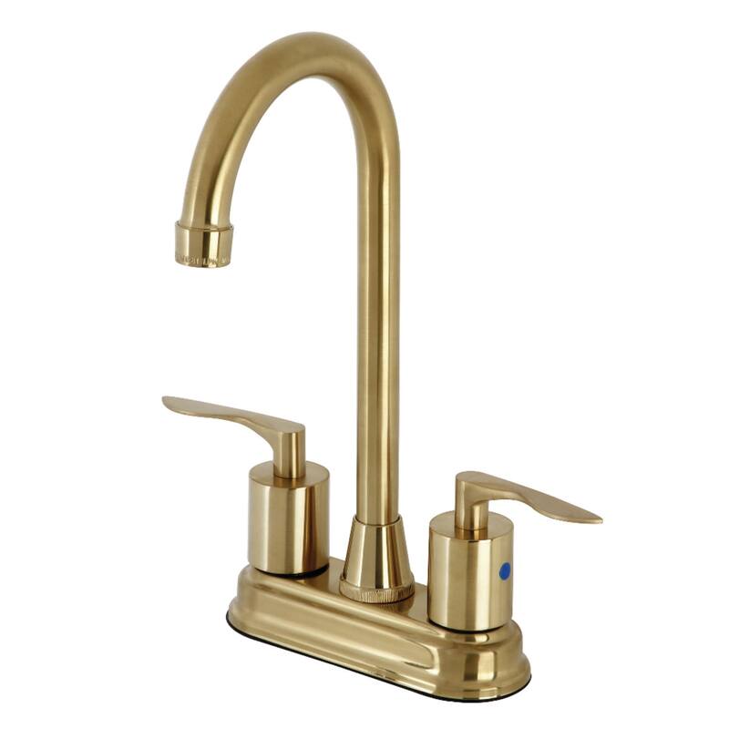 Kingston Brass Serena 1.8 GPM Standard Bar Faucet - Includes - Brushed Brass