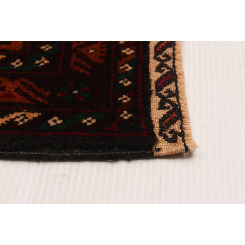 Teimani Black Rug 4'1" x 6'8" - 4'1 x 6'8