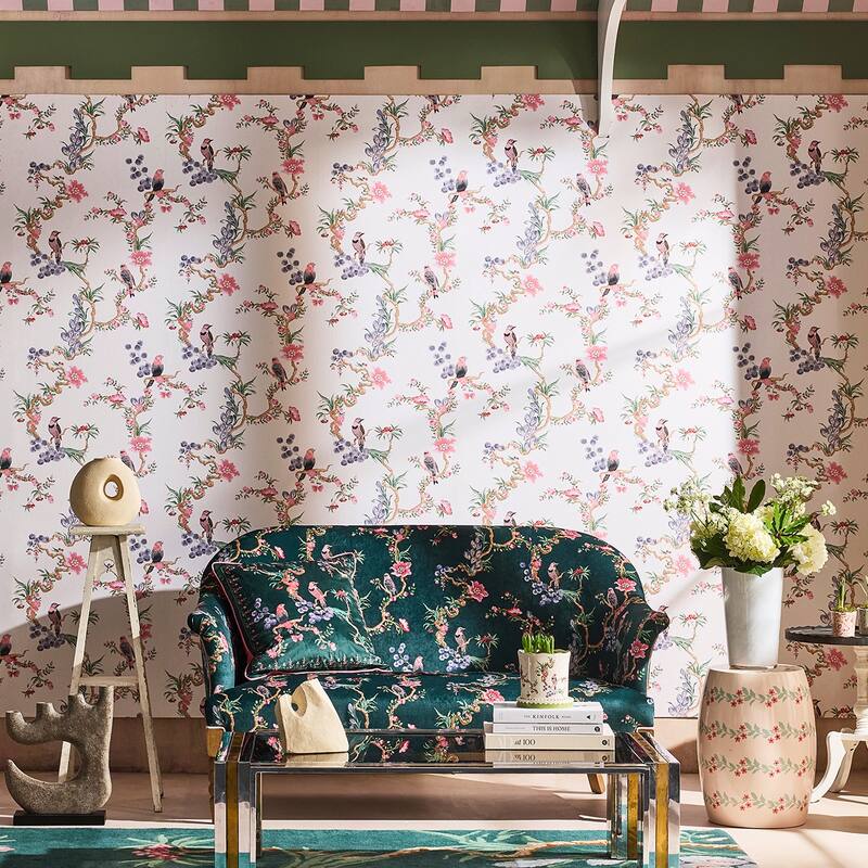 Cath Kidston Birds & Berries Spring Wallpaper