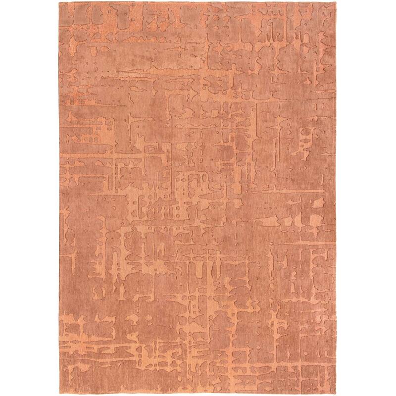 Guxo Geometric Abstract Modern Non Skid Woven Area Rug By HomeRoots - 48' X '48' X '0.2