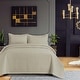 preview thumbnail 19 of 22, Naples Solid Oversized Quilt Set Cloud - Queen