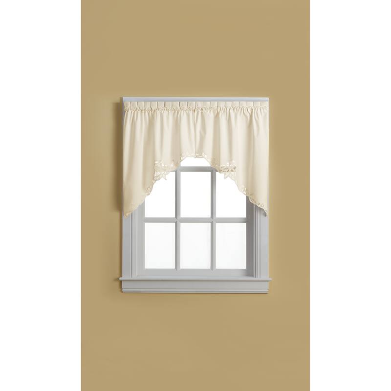 CHF Battenburg Valance, Swag, & Tier Pair Curtain Collection - Swag Pair
