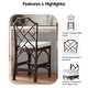 preview thumbnail 5 of 39, NPD Furniture Kara Rattan Counter Stool (Set of 2)