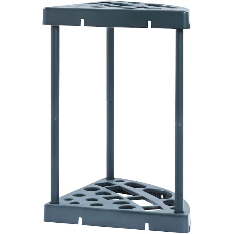 Garden Tool Organizer PP Garden Tool Stand Holder Organizer for Yard, Shed, Outdoor - Plastic triangle plug-in
