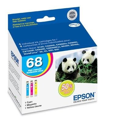 Epson T068520 Durabrite Ultra Color Combo Pack High Capacity Cartridge Ink