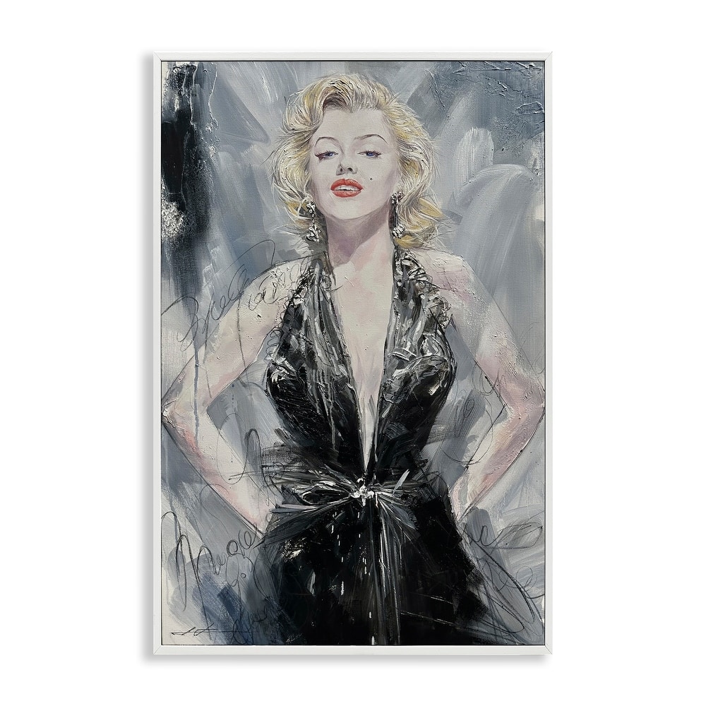 Stupell Classic Stylish Marilyn Framed Giclee Art Design By Lucille Lee
