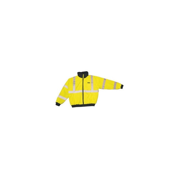 Cordova spj2213xl reptyle hi-visibility lime bomber jacket 3x-large