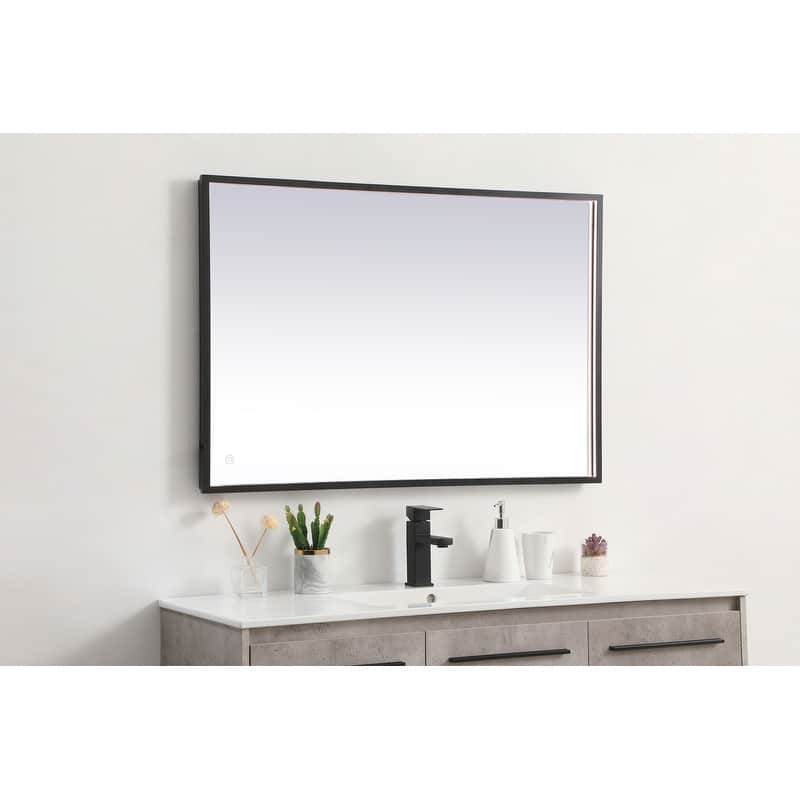 Indigo Home 27x40 inch LED mirror with adjustable color temperature