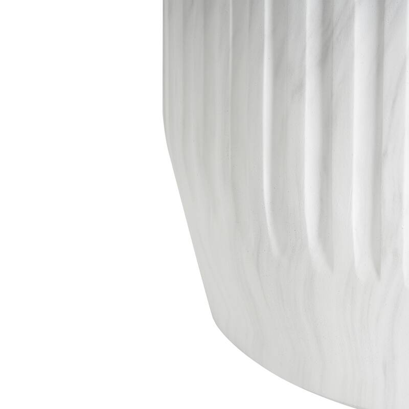 Christopher Knight Home- Sarah Outdoor MGO Carved Side Table