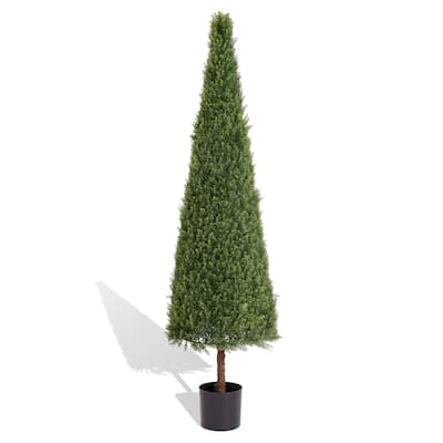 Artificial Boxwood Topiary Tree Plant Potted Trees
