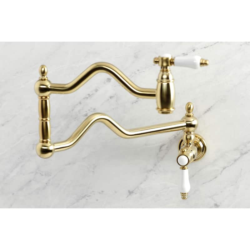 Kingston Brass Bel-Air Wall Mounted Pot Filler Faucet