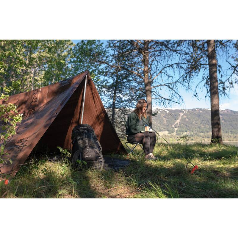Stansport Light-Duty Rip-Stop Tarp 6' x 8' - Brown