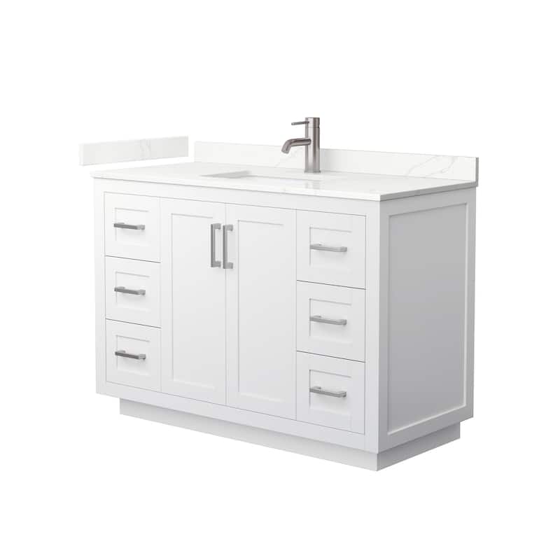 Wyndham Collection WCF292948S-QTZ-UNSMXX Miranda 48" Free Standing