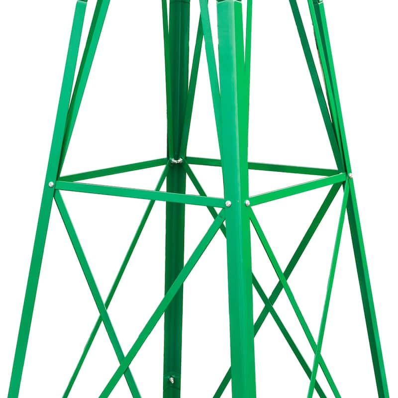 Outdoor Weather Resistant Yard Garden Windmill 8FT