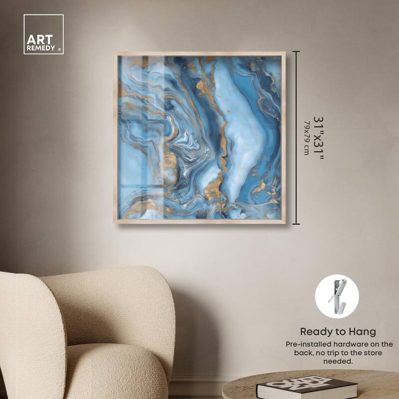 River Gold Shadowbox by Art Remedy