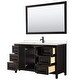 preview thumbnail 13 of 71, Daria 60 Inch Single Vanity, Cultured Marble Top, 58 Inch Mirror