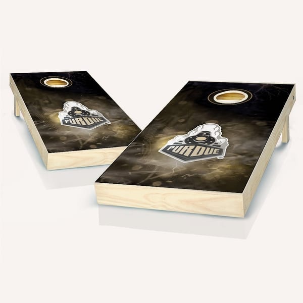 slide 2 of 9, Purdue Boilermakers Smoke Outdoor Cornhole Board Set NO Accessories