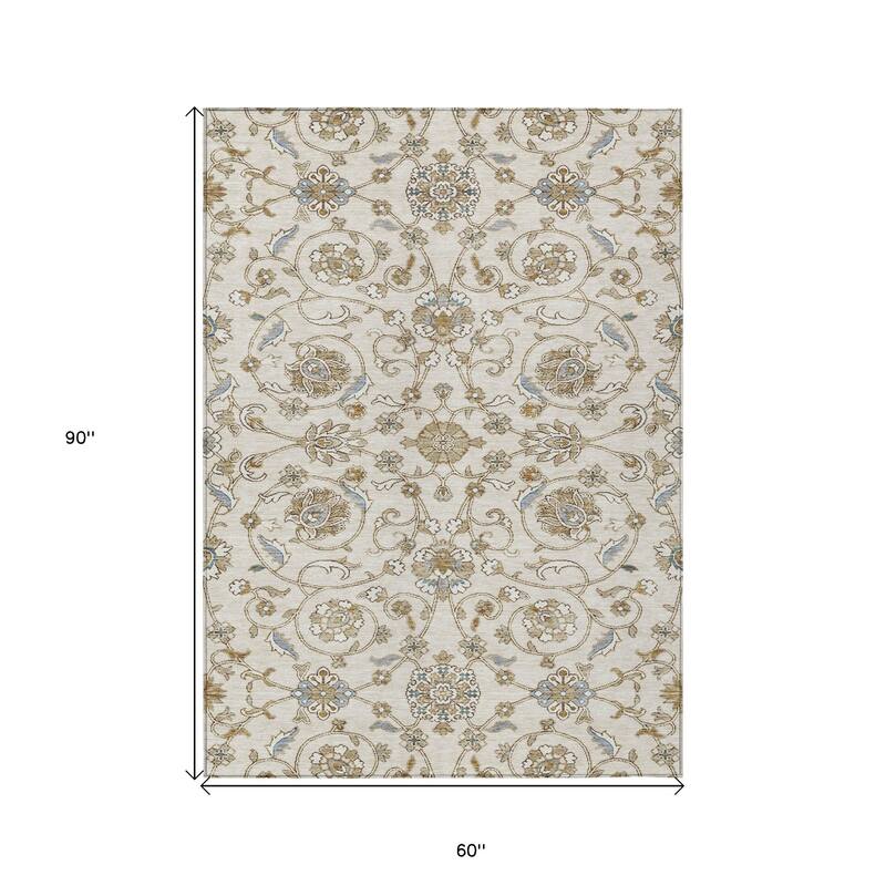HomeRoots Moroccan Transitional Rectangle Outdoor Rug